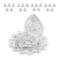 Lakshmi Silver Plated Diya Kamakshi Deepam Kamatchi Vilakku Samai Laksahmi Oil Lamp Diwali Decoration Hindu Puja Religious Home Decor Pooja Lamp Housewarming Wedding Return Gift (3.5 Inch)